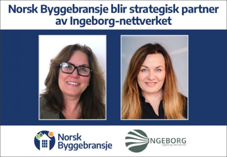 Norsk Byggebransje blir partner til Ingeborg nettverket 